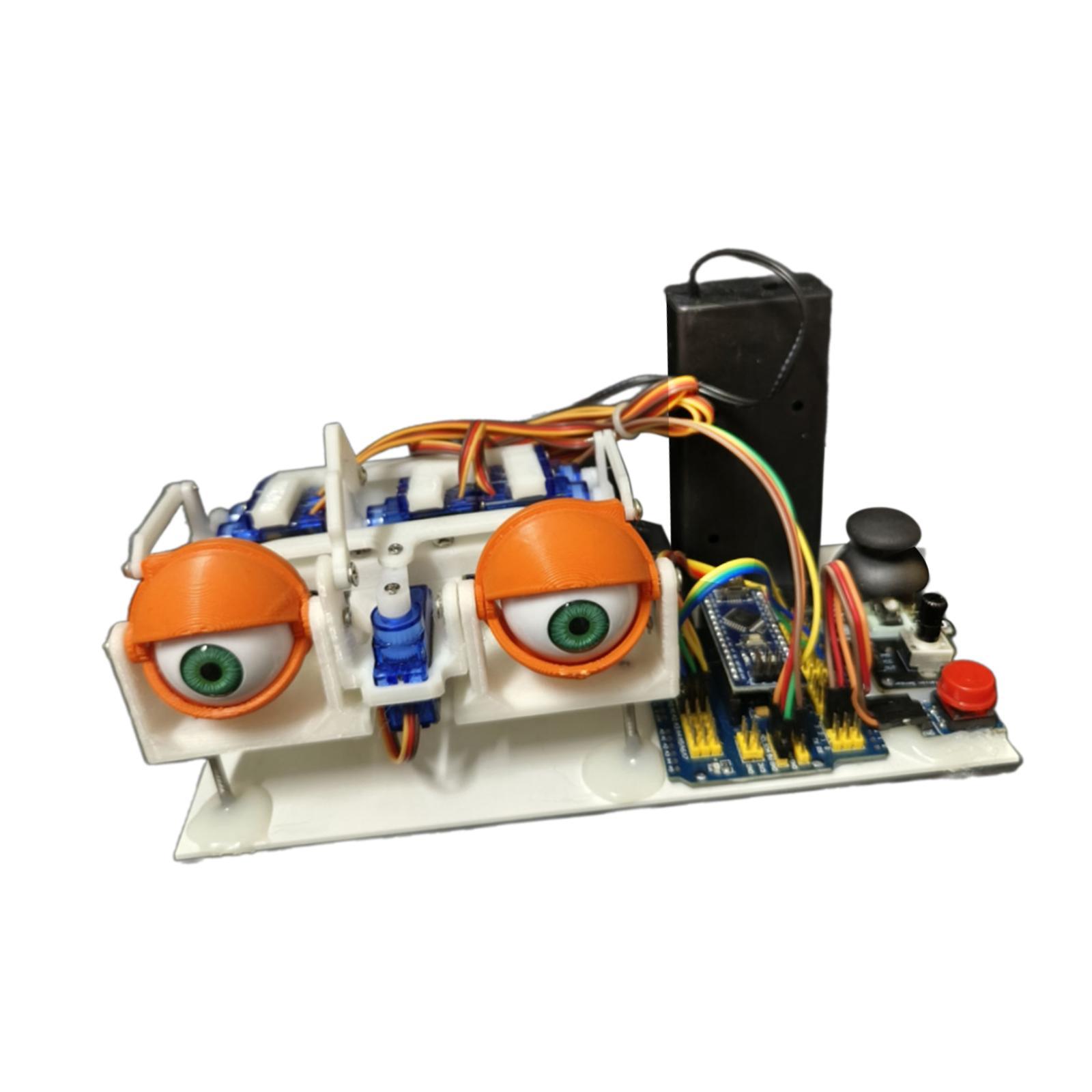 Stem Robotics Kit - ดวงตาแอนิมาโทรนิกสำหรับชุดของเล่นเพื่อการศึกษา STEM ชุดทดลองวิทยาศาสตร์ โครงการหุ่นยนต์สร้างสรรค์ ชุดหุ่นยนต์ ดวงตาไบโอนิกหุ่นยนต์