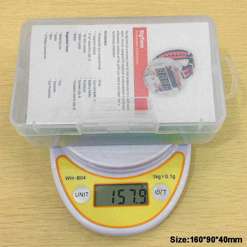ชิปเดี่ยว LED ชุดนาฬิกา DIY Bi - Microcontroller Kit บทวิจารณ์และราคา