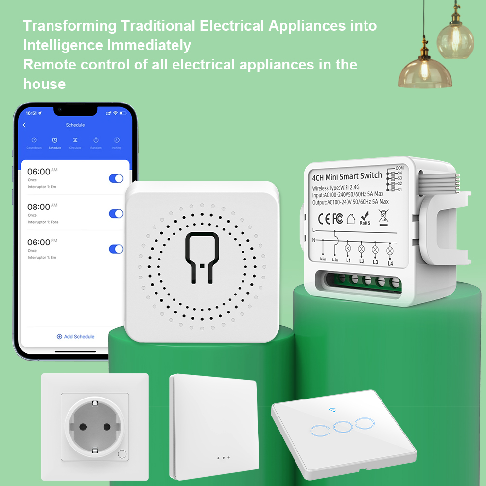สวิตช์อัจฉริยะ Tuya WiFi 1/2/3 - Smart Light Switch Wifi บทวิจารณ์และราคา