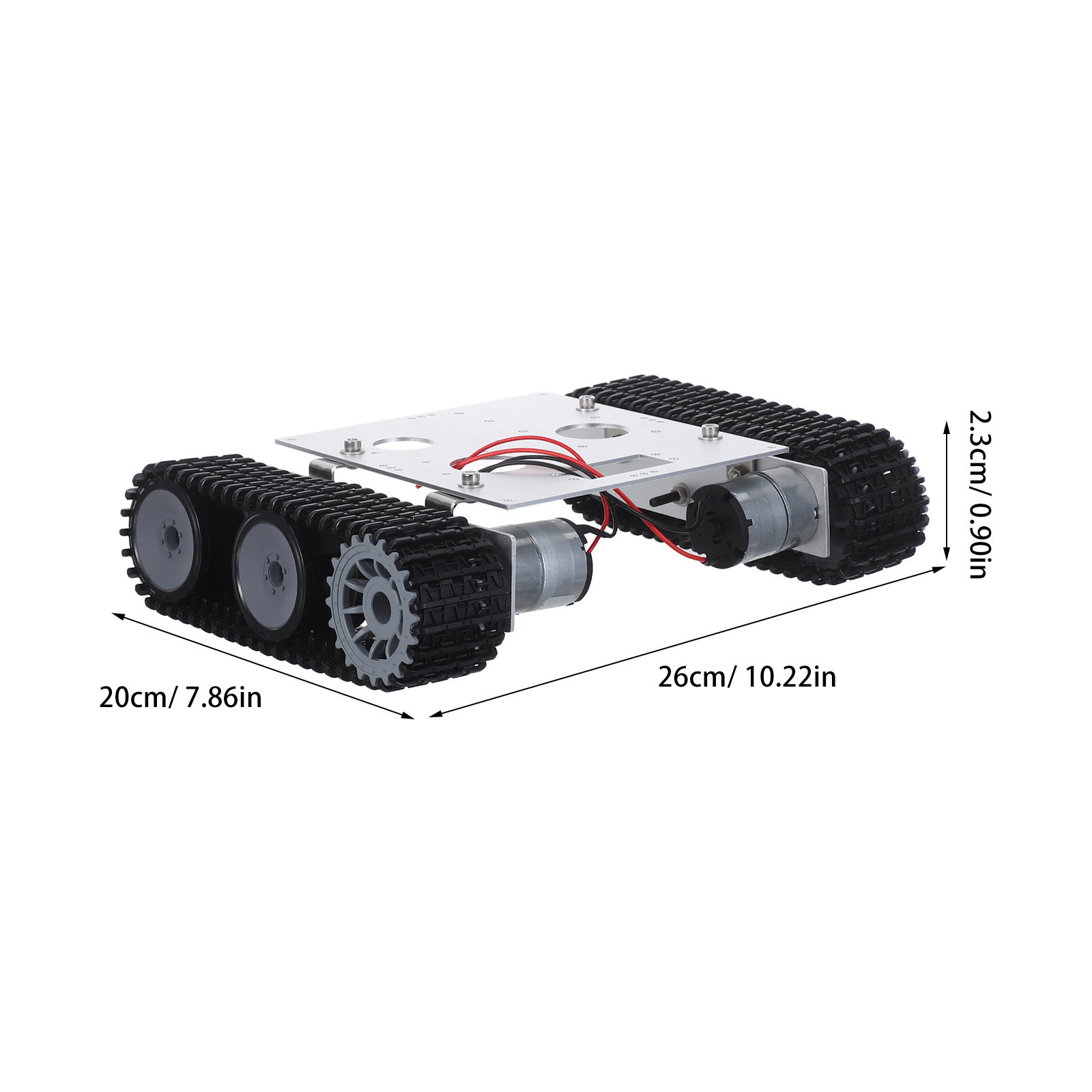 ชุดโครงรถถังหุ่นยนต์โลหะ - ชุด - Stem Robotics Kit บทวิจารณ์และราคา