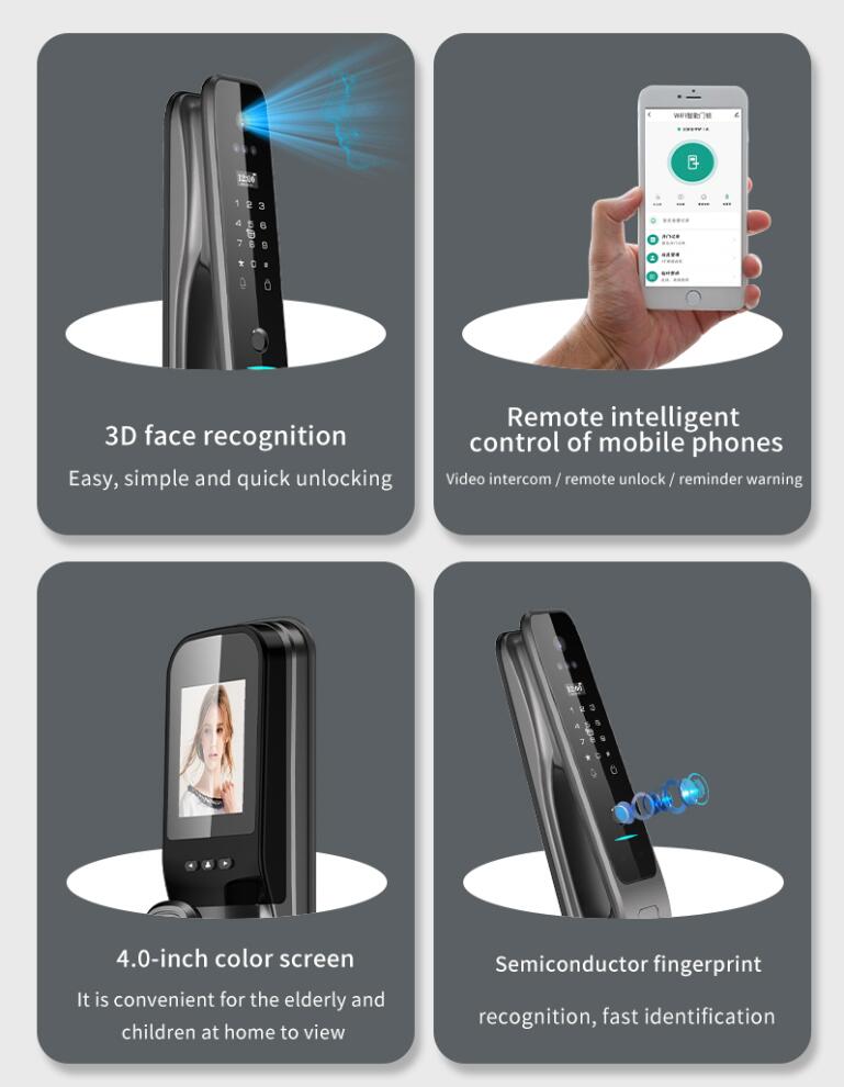 กุญแจล็อคประตูอัจฉริยะอัตโนมัต - Smart Door Lock Wifi บทวิจารณ์และราคา