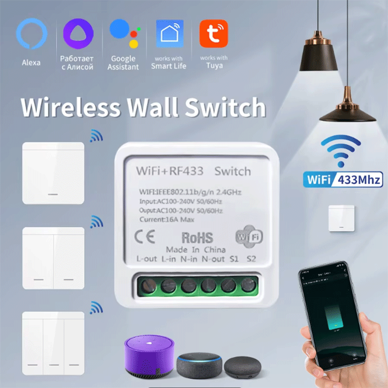 สวิตช์ไฟอัจฉริยะ Tuya WiFi สมา - Smart Light Switch Wifi บทวิจารณ์และราคา