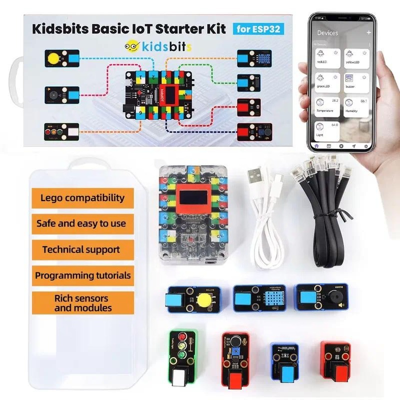 ชุดอุปกรณ์การเรียนรู้ STEM สำห - Iot Kit Beginner บทวิจารณ์และราคา