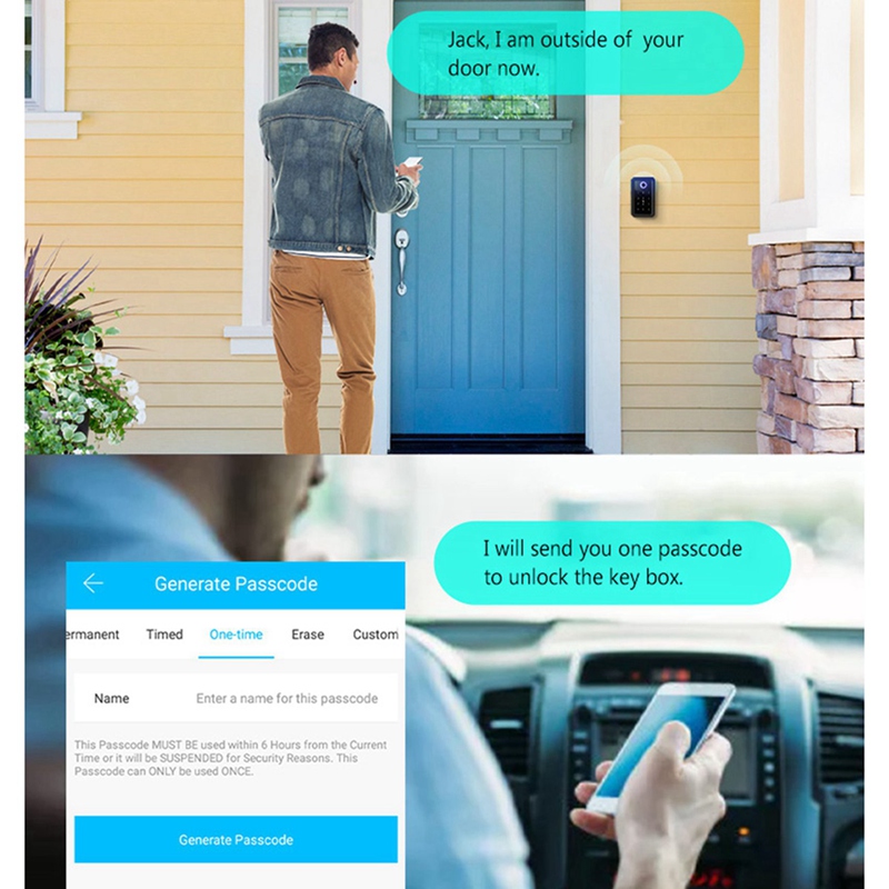 【เค้กร้อน】 10X กล่องล็อคกุญแจอ - Smart Door Lock Wifi บทวิจารณ์และราคา