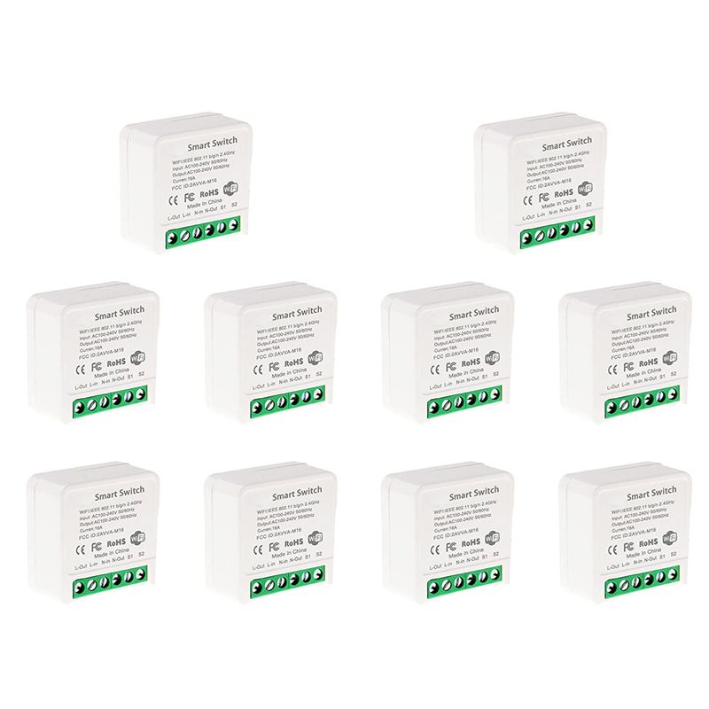 สวิตช์รีเลย์อัจฉริยะขนาดเล็ก 1 - Smart Light Switch Wifi บทวิจารณ์และราคา